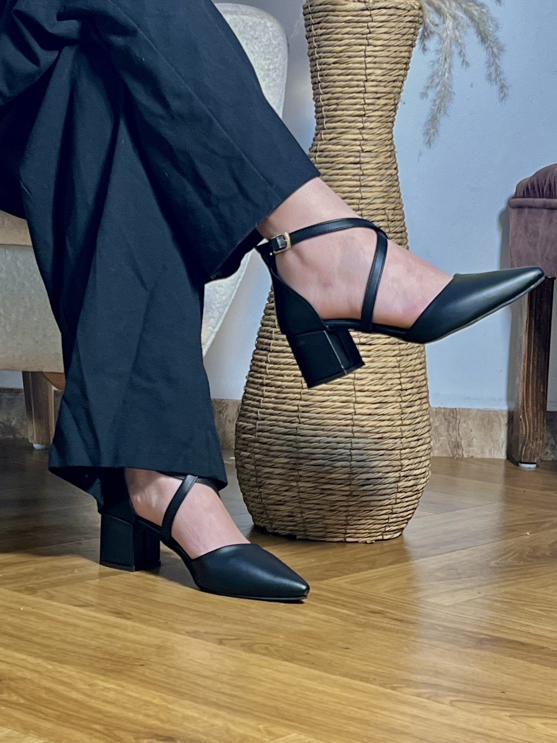 Escarpins à talon bloc